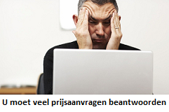 Online prijsopgaven behandelen U gebruikt online formulieren en moet deze na sluitingstijd nog beantwoorden
